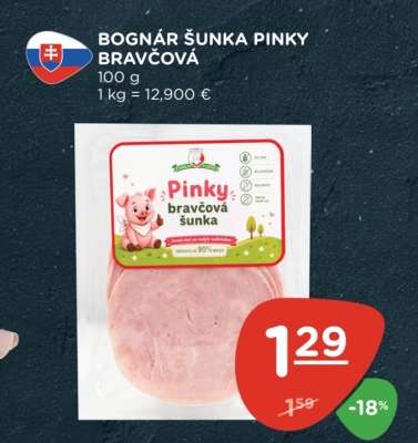 BOGNÁR ŠUNKA PINKY BRAVČOVÁ
