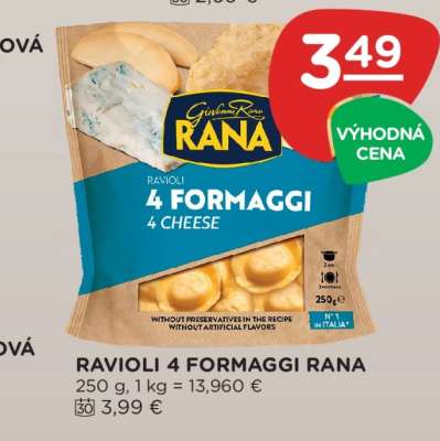 Ravioli 4 Formaggi Rana