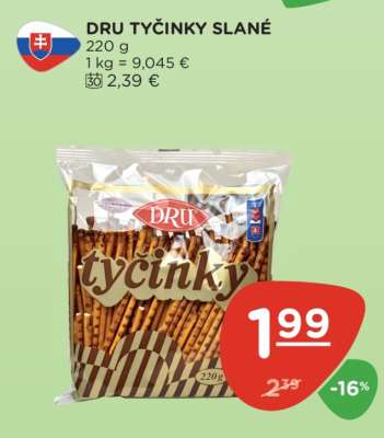 DRU tyčinky slané