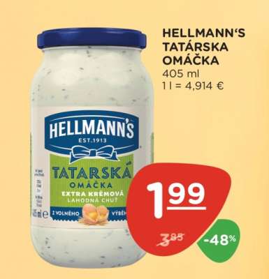 HELLMANN’S Tatárska omáčka