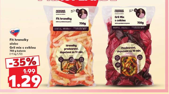 Fit hranolky alebo Gril mix s cviklou
