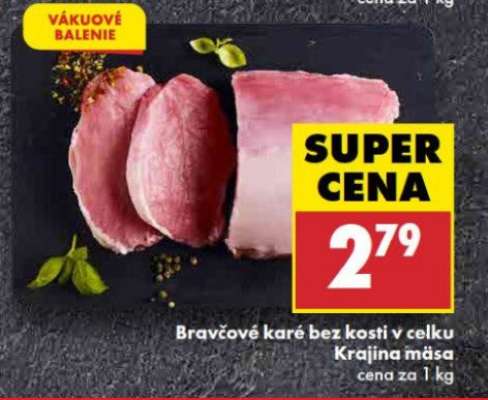 Bravčové karé bez kosti v celku