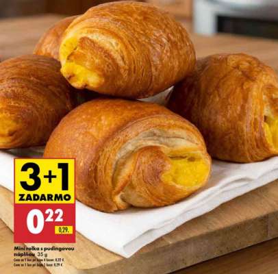 Mini rolka s pudingovou náplňou 35 g