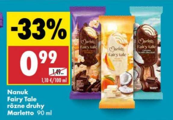 Nanuk Fairy Tale rôzne druhy Marletto 90 ml
