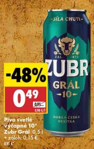 Zubr Grál 0,5 l