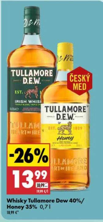 Whisky Tullamore Dew 40%/Honey 35%
