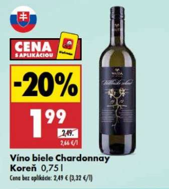 Víno biele Chardonnay Koreň 0,75 l