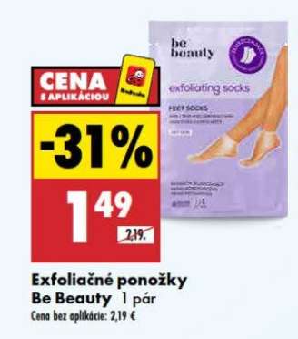 Exfoliačné ponožky Be Beauty