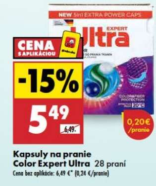 Kapsuly na pranie Color Expert Ultra 28 praní