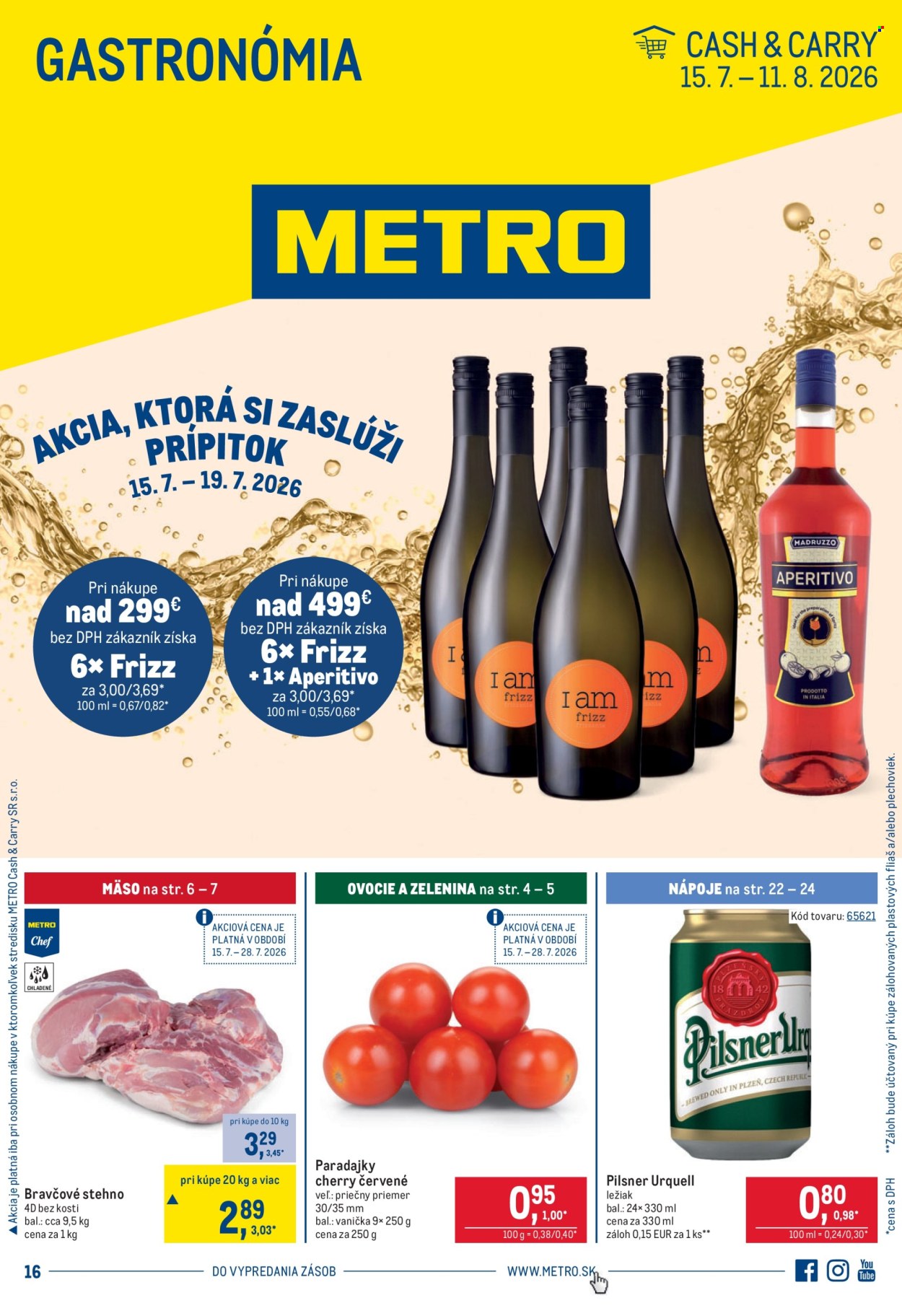 Leták Metro - 15.7.2026 - 11.8.2026. Strana 1