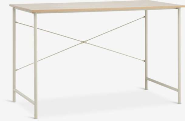 Písací stôl VANDBORG 60x120 farba prírodného duba/béžová
