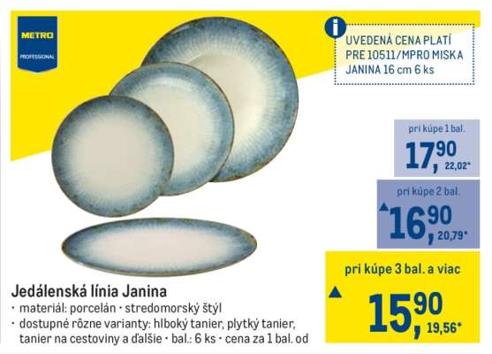 MPRO MISKA JANINA 16 cm 6 ks
