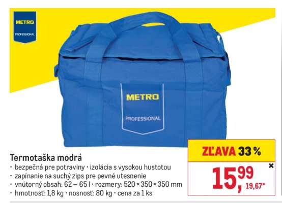 Termotaška modrá