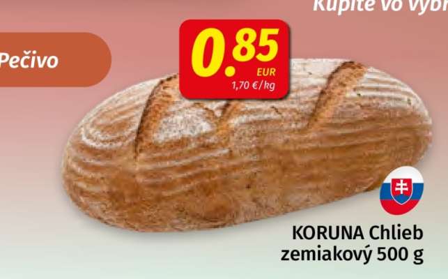 KORUNA Chlieb zemiakový 500 g