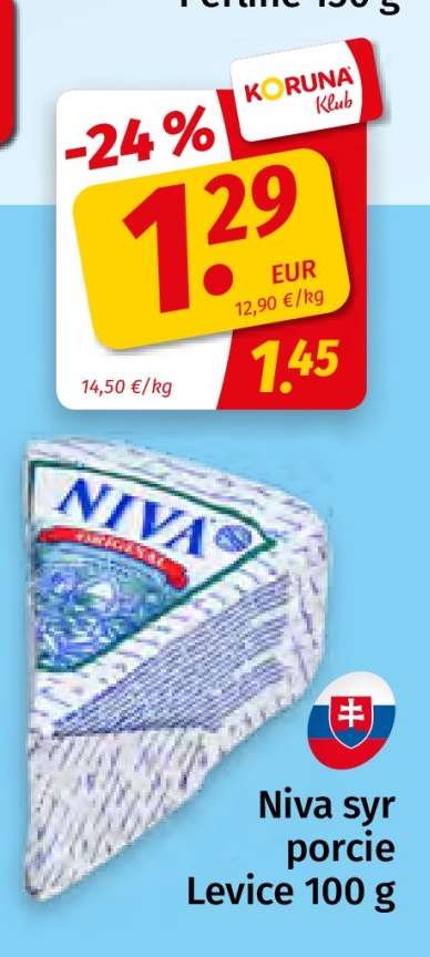 Niva syr porcie Levice 100 g