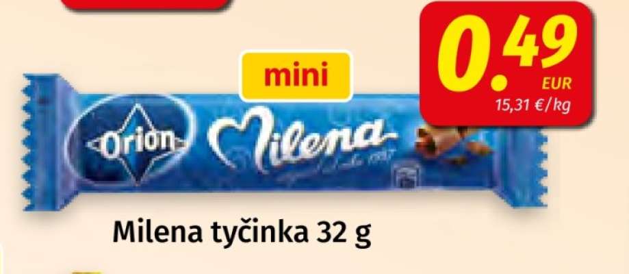 Milena tyčinka 32 g