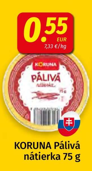 KORUNA Pálivá nátierka 75 g