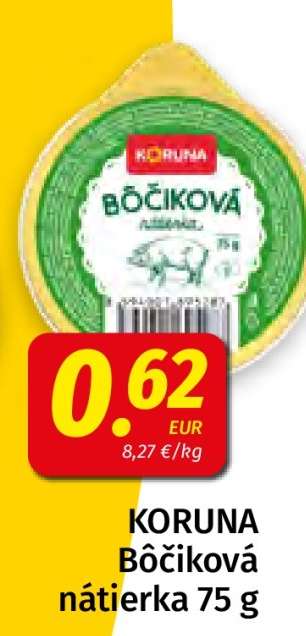 KORUNA Bôčiková nátierka 75 g