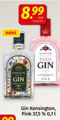 Gin Kensington Pink 37,5 % 0,7 l