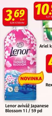 Lenor aviváž Japanese Blossom 1 l / 59 pd