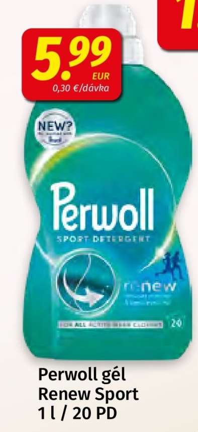 Perwoll gél Renew Sport 1 l / 20 PD