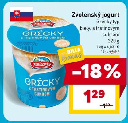 Zvolenský jogurt
