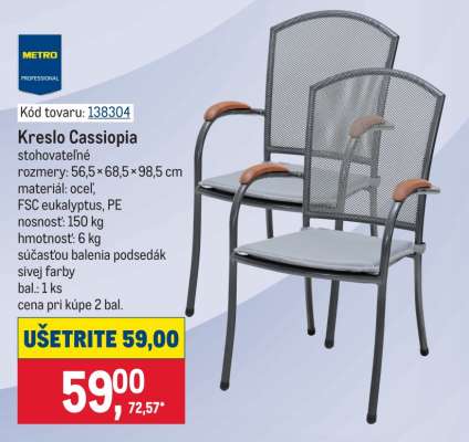 Kreslo Cassiopia
