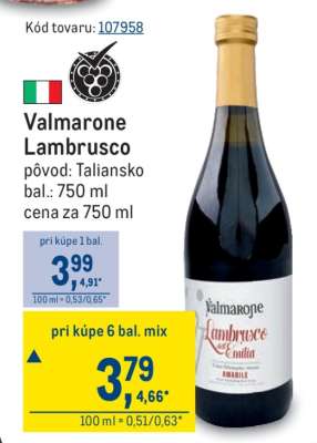 Valmarone Lambrusco