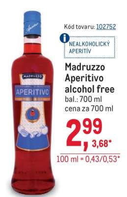 Madruzzo aperitivo alcohol free