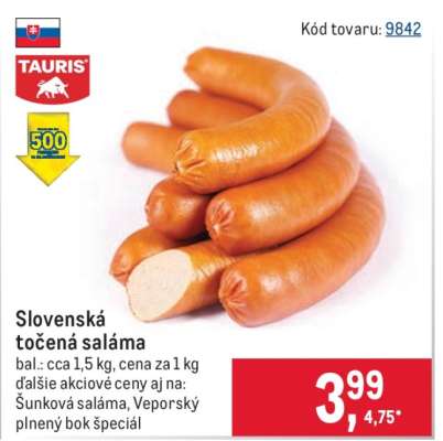 Slovenská točená saláma
