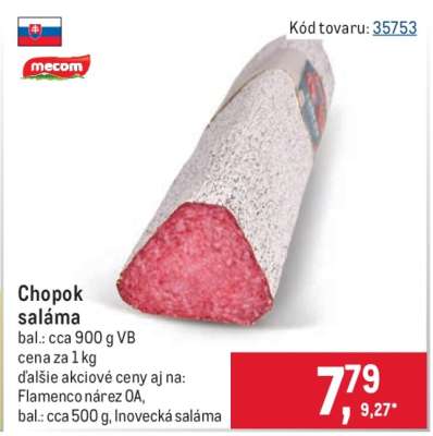 Chopok saláma