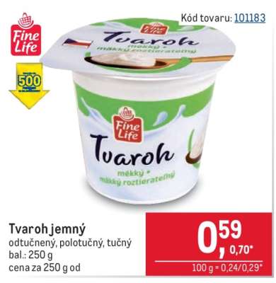 Tvaroh jemný