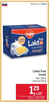Lakto free maslo
