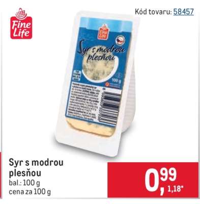 Syr s modrou plesňou