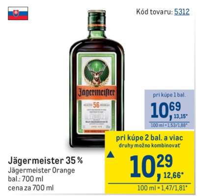 Jägermeister 35%