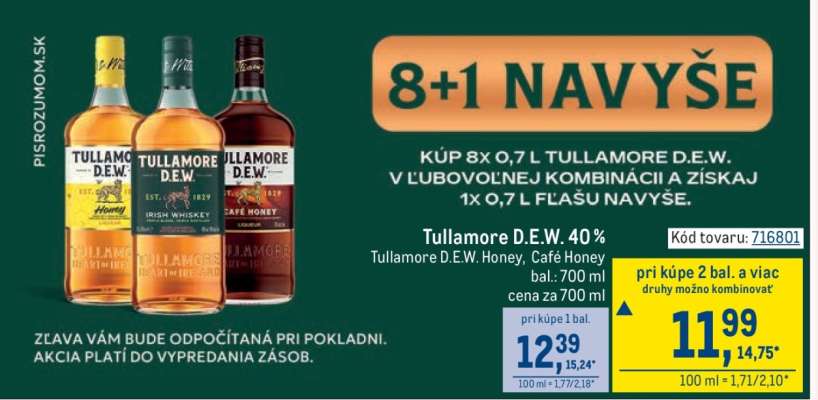 Tullamore D.E.W. 40 %