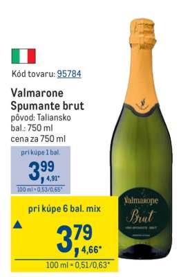 Valmarone Spumante brut