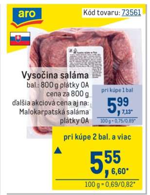 Vysočina saláma