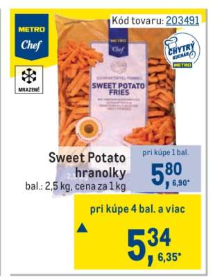 Sweet Potato hranolky