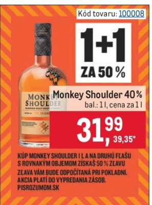 Monkey Shoulder 40 %