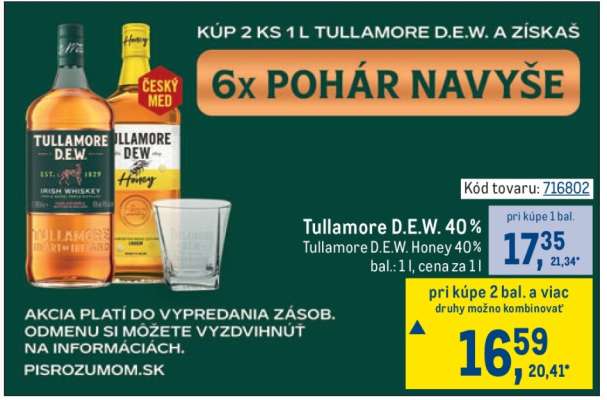 Tullamore D.E.W. 40 %
