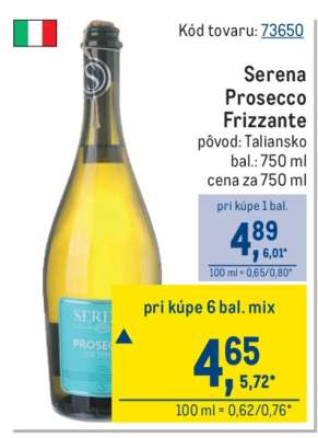 Serena Prosecco Frizzante