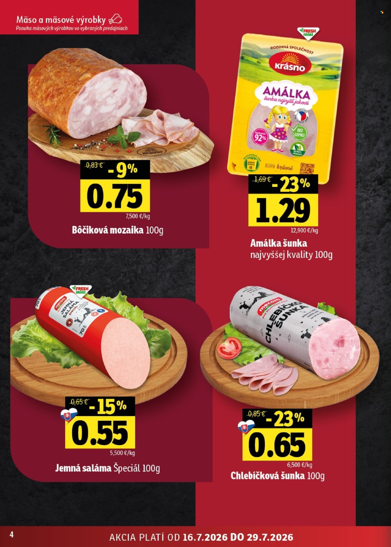 Leták FRESH - 16.7.2026 - 29.7.2026. Strana 4