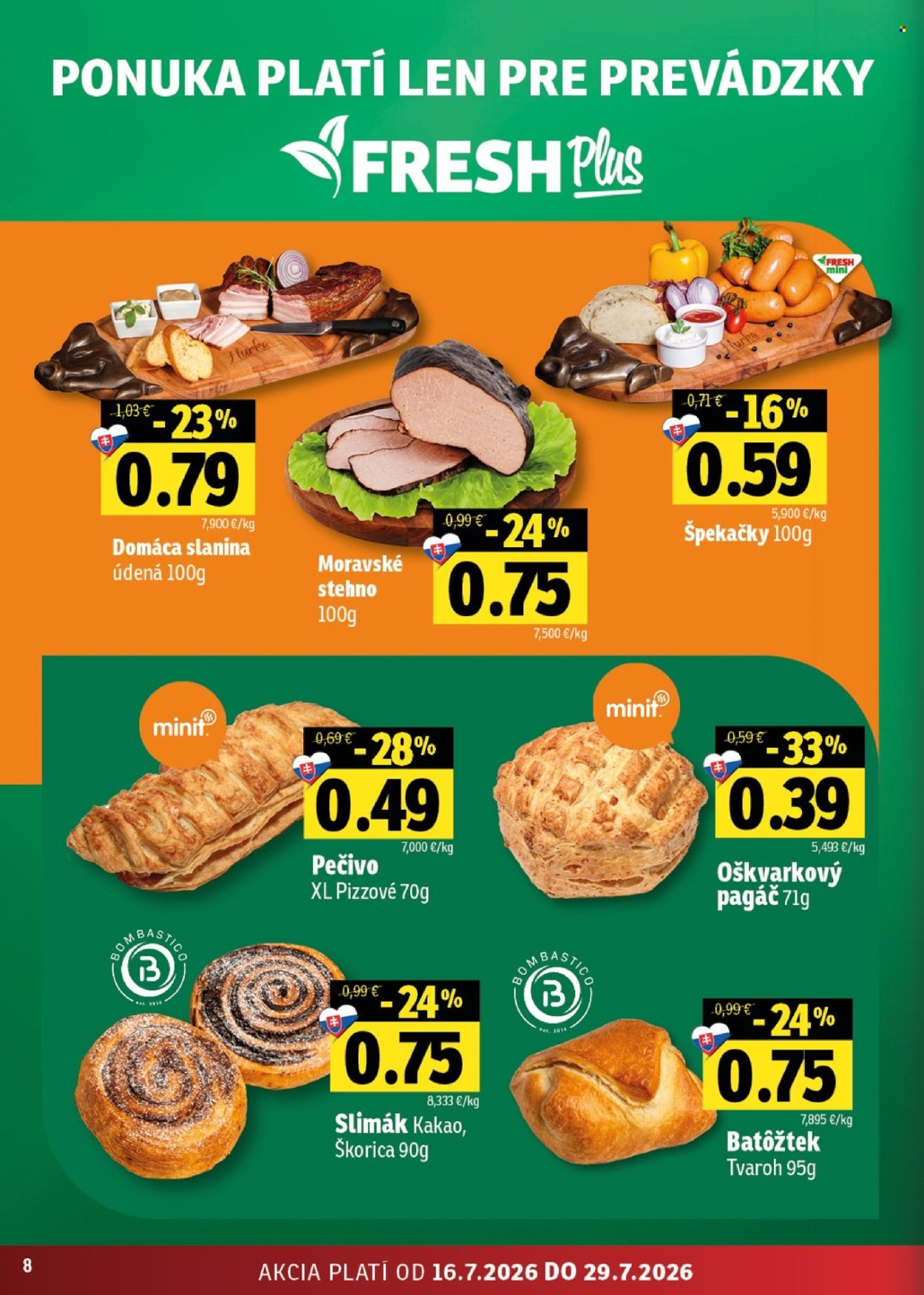 Leták FRESH - 16.7.2026 - 29.7.2026. Strana 8