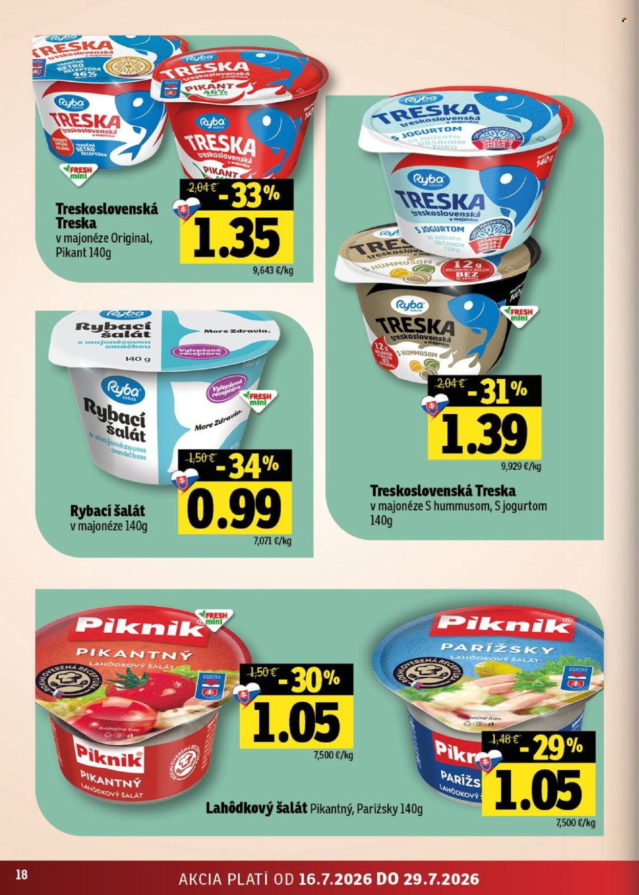 Leták FRESH - 16.7.2026 - 29.7.2026. Strana 18
