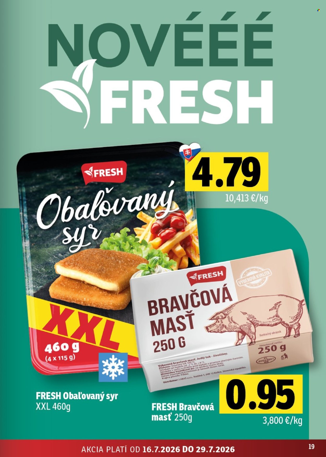 Leták FRESH - 16.7.2026 - 29.7.2026. Strana 19
