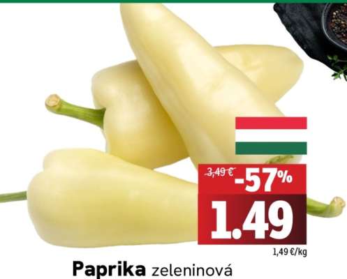 Paprika zeleninová