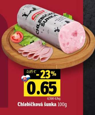 Chlebíčková šunka