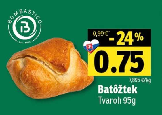 Batôžtek Tvaroh 95g