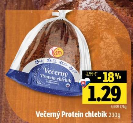 Večerný Proteín chlebík